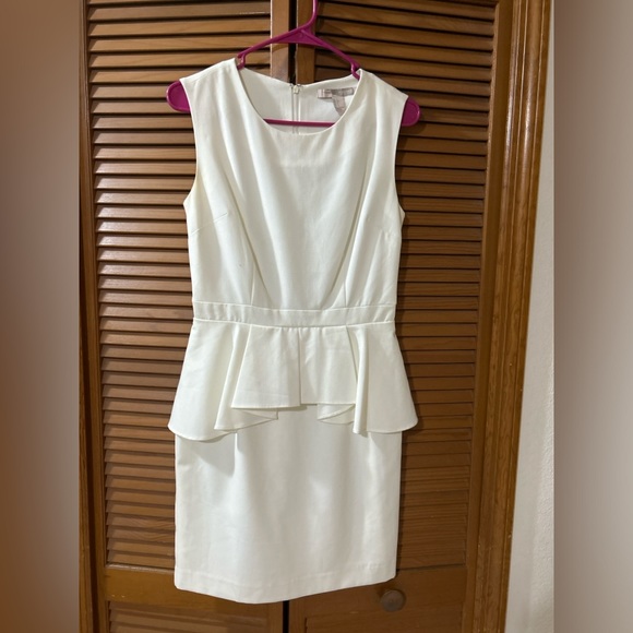 White Peplum Dress by Forever 21 - Picture 4 of 5